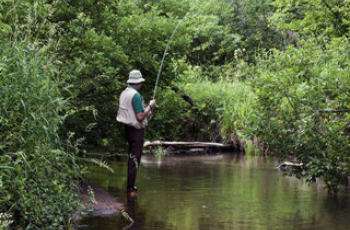 夏季在溪流垂钓选择钓点时的3个技巧
